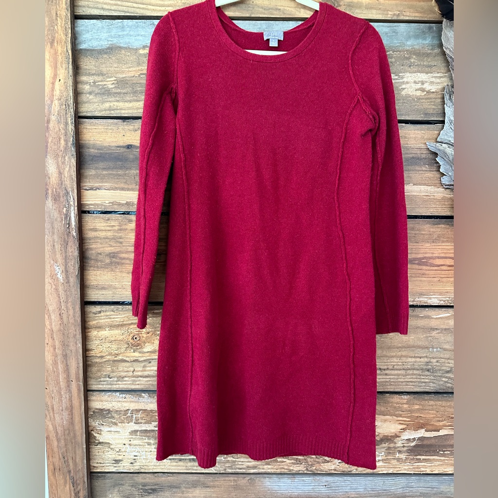 Jjill Italian Yarn Sweater Dress Small